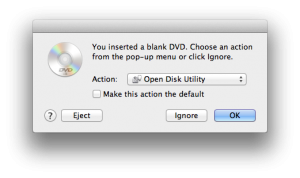 Yes, I had a blank DVD lying around.